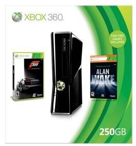 XBOX360 - 250GB HOLIDAY VALUE BUNDLE (ALAN WAKE + FORZA MOTORSPORT 3)