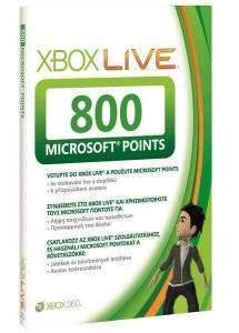 XBOX360 - LIVE 800 POINTS XBOX360 - LIVE 800 POINTS