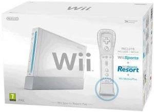 WII - CONSOLE SPORTS RESORT PAK (WHITE)