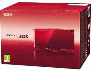 NINTENDO 3DS CONSOLE METALLIC RED