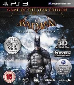 BATMAN ARKHAM ASYLUM GAME OF THE YEAR EDITION - PS3
