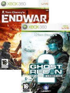 GHOST RECON ADVANCED WARFIGHTER AND END WAR - XBOX360 GHOST RECON ADVANCED WARFIGHTER AND END WAR - XBOX360