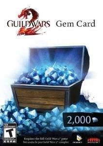 GUILD WARS 2 - 2000 GEMS CARD