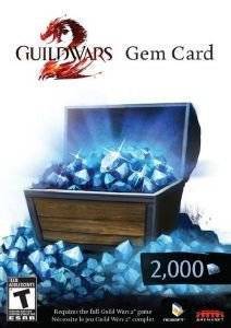 GUILD WARS 2 - 2000 GEMS CARD GUILD WARS 2 - 2000 GEMS CARD
