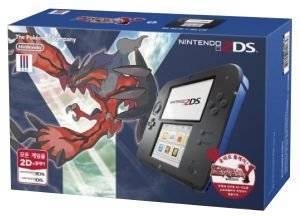 NINTENDO 2DS CONSOLE BLACK AND BLUE