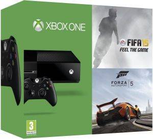 XBOX ONE CONSOLE 500GB & FORZA MOTORSPORT 5 & FIFA 15