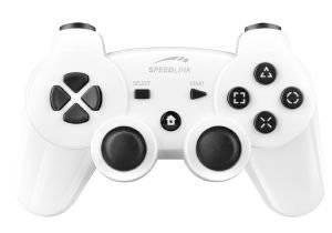 SPEEDLINK SL-4443-WE STRIKE FX WIRELESS GAMEPAD PS3/PC GLOSSY WHITE