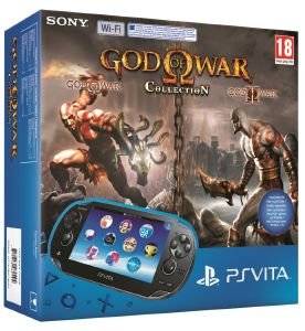 PLAYSTATION VITA WIFI CRYSTAL BLACK & GOD OF WAR COLLECTION