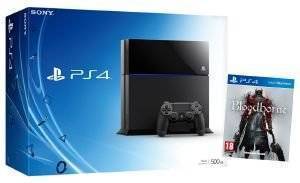 PLAYSTATION 4 CONSOLE 500GB BLACK + BLOODBORNE PLAYSTATION 4 CONSOLE 500GB BLACK + BLOODBORNE
