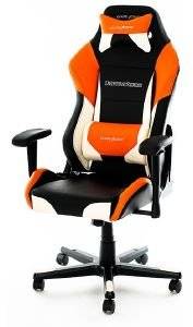 DXRACER DRIFTING GAMING CHAIR BLACK / WHITE / ORANGE DXRACER DRIFTING GAMING CHAIR BLACK / WHITE / ORANGE