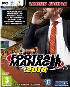 FOOTBALL MANAGER 2016 LIMITED EDITION ΕΛΛΗΝΙΚΟ - PC FOOTBALL MANAGER 2016 LIMITED EDITION ΕΛΛΗΝΙΚΟ - PC