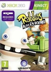 RAVING RABBIDS : ALIVE & KICKING(KINECT) - XBOX 360