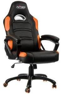 NITRO CONCEPTS C80 COMFORT GAMING CHAIR BLACK/ORANGE - NC-C80C-BO