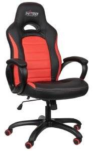 NITRO CONCEPTS C80 PURE GAMING CHAIR BLACK/RED - NC-C80P-BR
