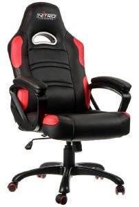 NITRO CONCEPTS C80 COMFORT GAMING CHAIR BLACK/RED - NC-C80C-BR