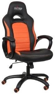 NITRO CONCEPTS C80 PURE GAMING CHAIR BLACK/ORANGE - NC-C80P-BO