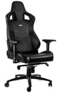 NOBLECHAIRS EPIC REAL LEATHER GAMING CHAIR BLACK