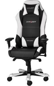 DXRACER IRON IF11 GAMING CHAIR BLACK/WHITE - OH/IF11/NW