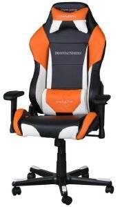 DXRACER DRIFTING DF61 GAMING CHAIR BLACK/WHITE/ORANGE - OH/DF61/NWO