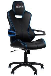 NITRO CONCEPTS E200 RACE GAMING CHAIR BLACK/BLUE - NC-E200R-BB