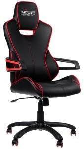 NITRO CONCEPTS E200 RACE GAMING CHAIR BLACK/RED - NC-E200R-BR