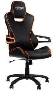 NITRO CONCEPTS E200 RACE GAMING CHAIR BLACK/ORANGE - NC-E200R-BO