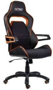 NITRO CONCEPTS E220 EVO GAMING CHAIR BLACK/ORANGE - NC-E220E-BO-UK