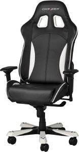 DXRACER KING KS57 GAMING CHAIR BLACK/WHITE - OH/KS57/NW
