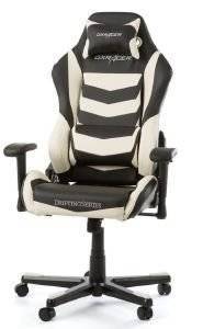 DXRACER DRIFTING DF166 GAMING CHAIR BLACK/WHITE - OH/DF166/NW