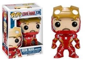 POP! MARVEL CAPTAIN AMERICA: CIVIL WAR - IRON MAN UNMASKED (136)