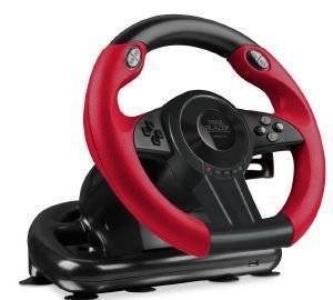  SPEEDLINK SL-450500-BK TRAILBLAZER RACING WHEEL FOR PC/PS4/XBOX ONE/PS3 BLACK