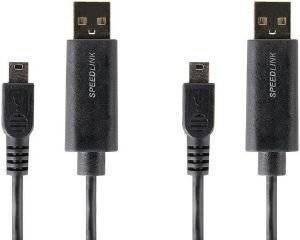 SPEEDLINK SL-4408-BK PLAY & CHARGE CABLE SET FOR PS3 BLACK SPEEDLINK SL-4408-BK PLAY & CHARGE CABLE SET FOR PS3 BLACK