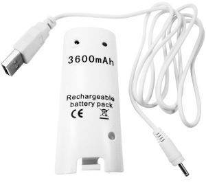 BATTERY PACK 3600MAH FOR NINTENDO WII + WII U CONTROLLER