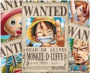 ONE PIECE - MOUSEPAD - WANTED PIRATES