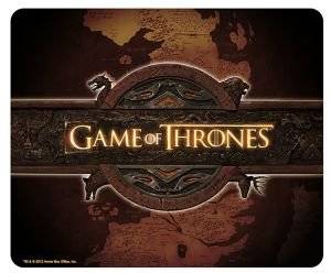 GAME OF THRONES - MOUSEPAD - LOGO & CARD