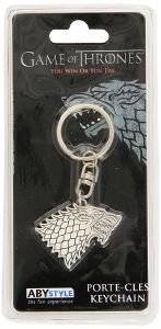 GAME OF THRONES KEYCHAIN STARK ABYKEY009