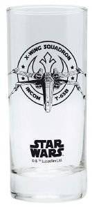 STAR WARS - GLASS X-WING 290ML