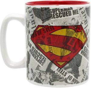 DC COMICS - MUG 460ML - SUPERMAN & LOGO WITH BOX DC COMICS - MUG 460ML - SUPERMAN & LOGO WITH BOX