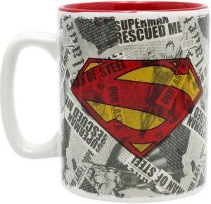 DC COMICS - MUG 460ML - SUPERMAN & LOGO WITH BOX