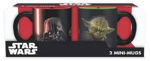 STAR WARS - SET 2 MINI-MUGS 110ML - VADER VS YODA