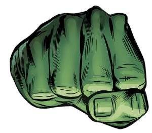 MARVEL - MOUSEPAD - HULK FIST - IN SHAPE