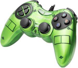 ESPERANZA EGG105G FIGHTER VIBRATION GAMEPAD FOR PC GREEN ESPERANZA EGG105G FIGHTER VIBRATION GAMEPAD FOR PC GREEN