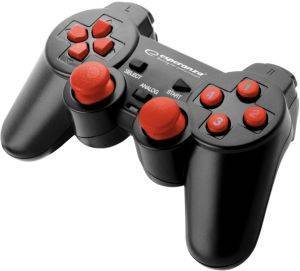 ESPERANZA EGG102R GAMEPAD PC USB WARRIOR BLACK/RED(5901299946930)