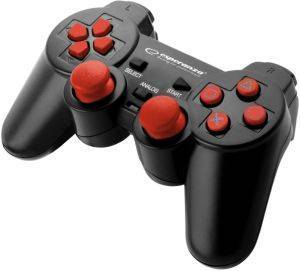 ESPERANZA EGG107R GAMEPAD PS3/PC USB TROOPER BLACK/RED ESPERANZA EGG107R GAMEPAD PS3/PC USB TROOPER BLACK/RED