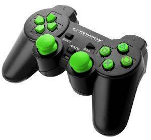 ESPERANZA EGG107G GAMEPAD PS3/PC USB TROOPER BLACK/GREEN