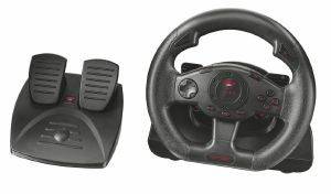 TRUST 21414 GXT580 SANO VIBRATION FEEDBACK RACING WHEEL TRUST 21414 GXT580 SANO VIBRATION FEEDBACK RACING WHEEL
