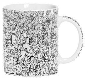 FALLOUT - VAULT BOY COLLAGE COFFEE MUG (GE2057)