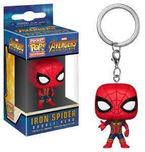 POCKET POP! AVENGERS INFINITY WAR - IRON SPIDER BOBBLE-HEAD FIGURE KEYCHAIN