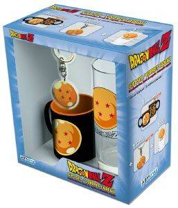 DRAGON BALL -CRYSTAL BALL METAL KEYCHAIN + MINI MUG + GLASS GIFT BOX (ABYPCK123)