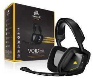 CORSAIR VOID RGB WIRELESS CARBON DOLBY 7.1 GAMING HEADSET CARBON (CA-9011152-EU )